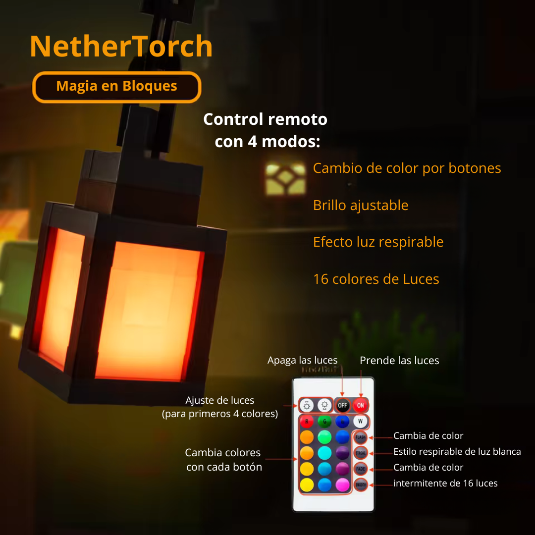 Lámpara LED Pixel con 16 luces